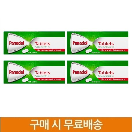 500mg 파나돌 100정 x 4